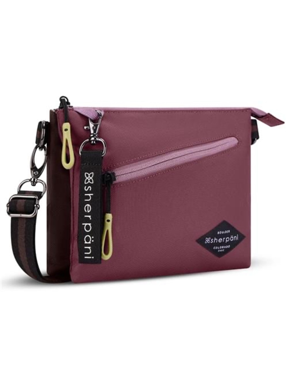 Women's Sherpani Zoom Crossbody Bag in Plum NWOT